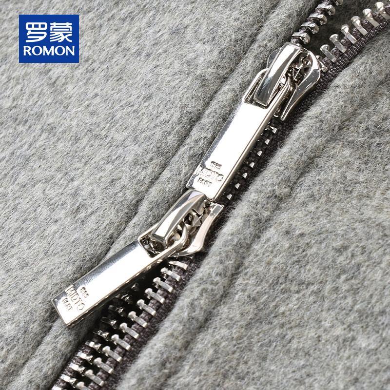 ROMON Men's Cashmere Blend Wool Short Jacket