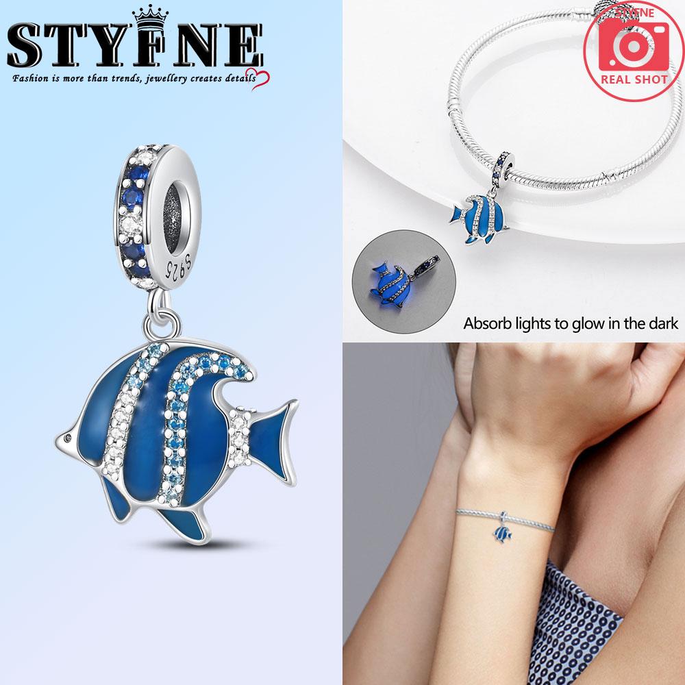 Copper Fat Fish Charm Pink Octopus Glowing Pendant Original Bracelet Making Jewelry Diy Charm Gift