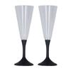 2Pcs Flashing Wine Cup Clear Acrylic Color Adjustable Lightweight LED Light Up Flashing Cups Battery Powered Glowing