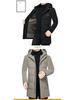 Pierre Cardin Men's Mid-Length Goose Down Jacket with Detachable Hood - Winter Business Casual Thick Outerwear