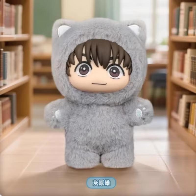Hot Presale Genuine Eaki Jujutsu Kaisen Season 2 Cat Park Party Gojo Satoru Blind Box Plush Doll Bag Pendant Model Collection