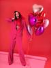 Partydeco Balon Foliowy Serce 45Cm Jasny Roz