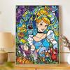 Disney Diamond Painting 5D Handmade DIY Cinderella Diamond Stickers Home Room Decorations Gifts