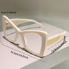 Oversized Butterfly Shaped Glasses Women  New Fashion Blue Light Blocking Optical Frames Cute Candy Color Rim Eyewear