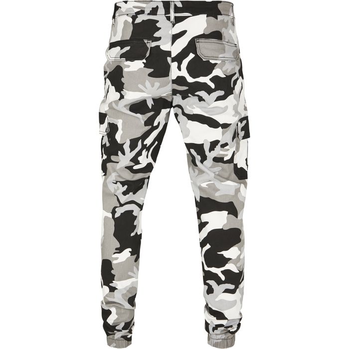 Pantalon Cargo Jogging - URBAN CLASSICS - Camo Cargo - Marron Camouflage - Coupe Cargo - Confortable En Coton