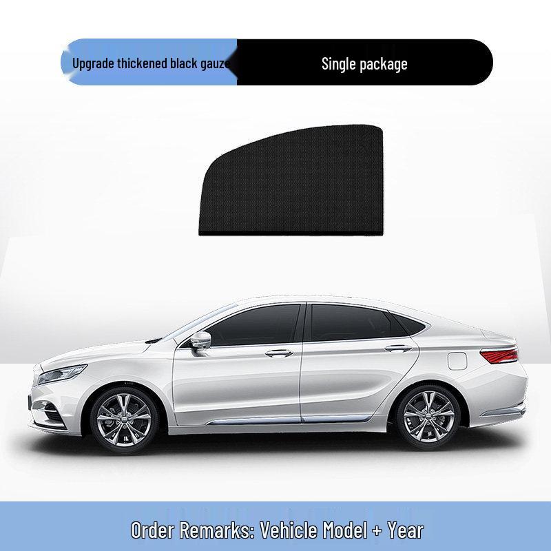 Car Window Sunshade & Mosquito Net - Insect Screen Privacy Curtain