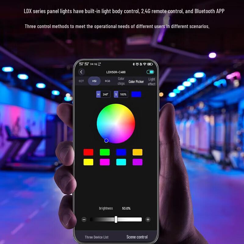 Godox LDX50R RGB Full-Color LED Panel Light