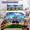 Roblox Customize Text Bed Sheet Set Design for Study room Breathable Duvet Cover Custom Room Decor Wedding Party GiftLuxury Gift for Birthday,