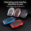 Leather Key Holder for BMW 7 Series 5 Series 530L 6GT X3 Smart Key Fob Case with LCD Screen Protection