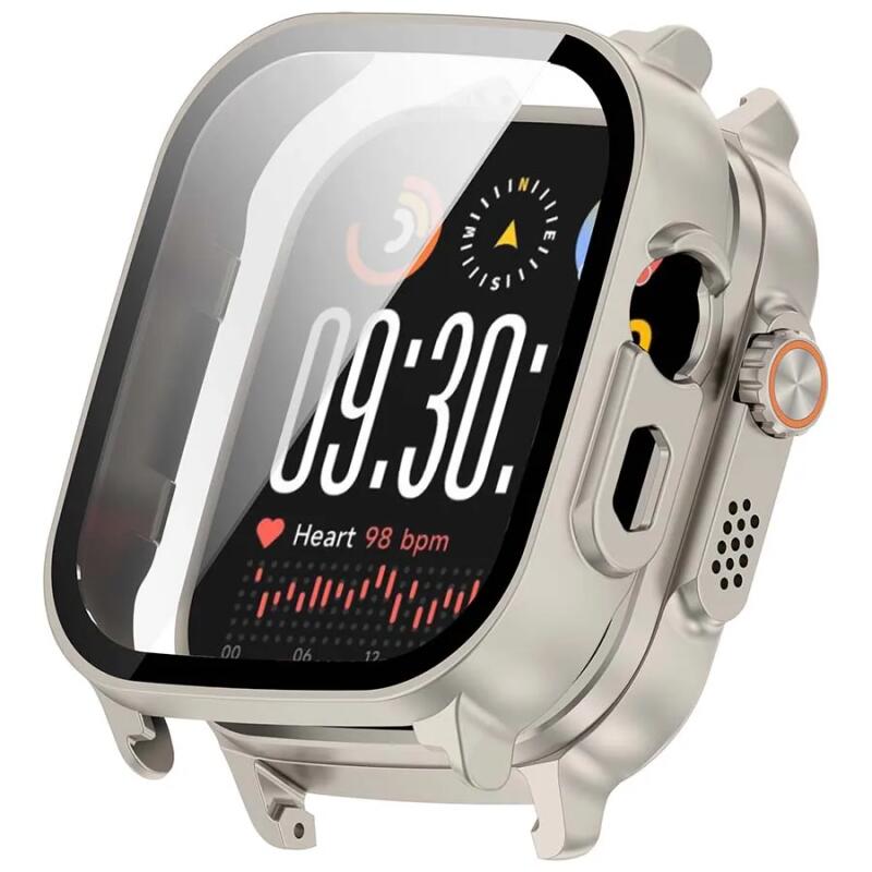 Hard PC+Tempered Glass Case For Realme Watch 5 Bumper Full Cover Protective Shell For Realme Watch 5 Screen Protector Accessory