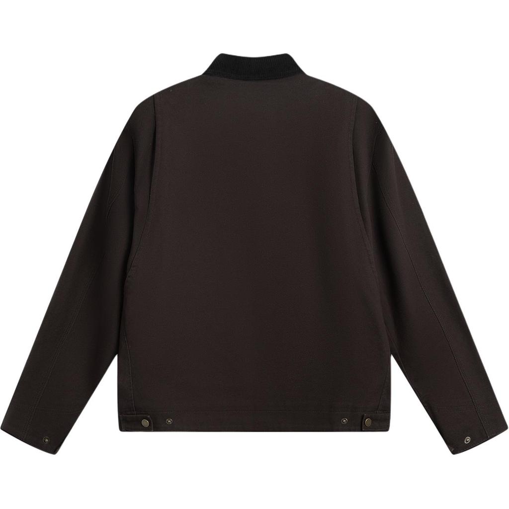 Li-Ning Unisex Detroit Jacket Corduroy Collar Chocolate Brown AJDV311-1