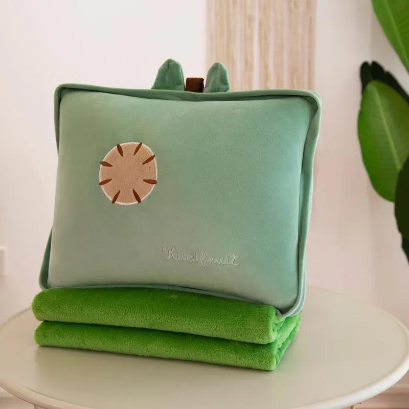 2In1 Cushion Blanket Pillow Pp Cartoon Super Soft Quilt Hotel Bed Home Car Multifunctional Sofa Blanket Bedspread Throw Blanket