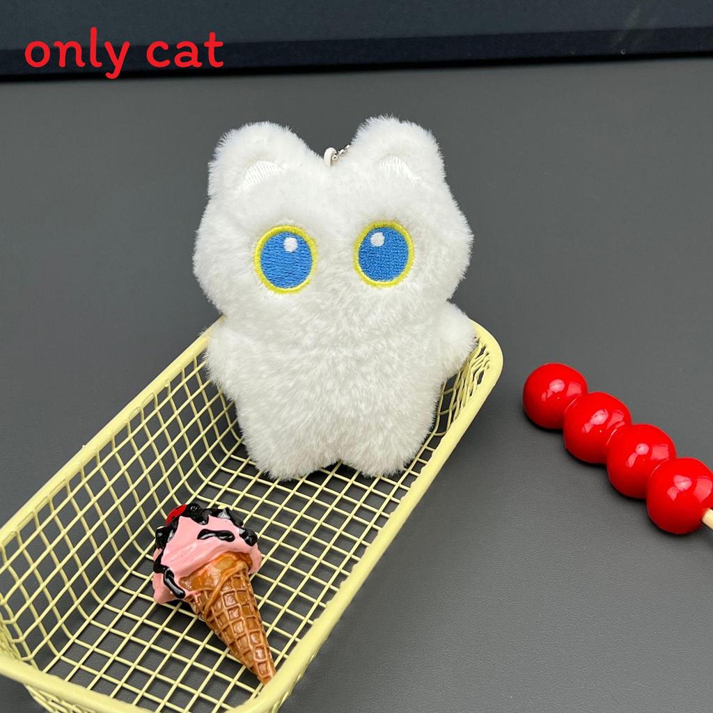 Black Cat Plush Keychain With Squeaker Beads For Kids And Collectors
