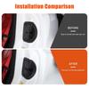 2Pcs Car Door Mute Damping Cushion ABS Door Lock Buckle Door Anti-collision Protective Cover Fit for Chevrolet Corvette C8 +