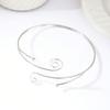 1pc Fashionable And Personalized Metal Hollow Geometric Shape Open Wall Ring With Exaggerated Design
