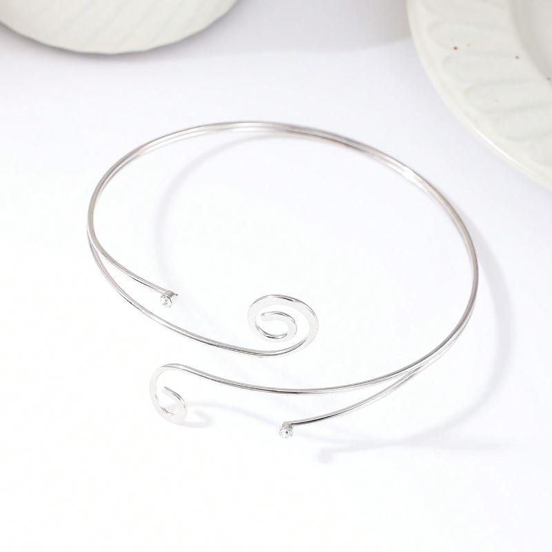 1pc Fashionable And Personalized Metal Hollow Geometric Shape Open Wall Ring With Exaggerated Design