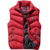 Fashionable Mens Quilted Coat Vest Waistcoat Parka With Solid Pattern And Regular Fit