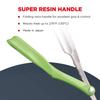 Feather Artist Club SS Razor Lime (Folding Straight Razor, Replaceable Blade, Pro Barber Grade)