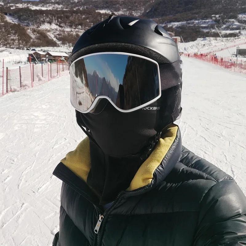 Rockbros Winter Face Mask Winter Cycling Climbing Hiking Fleece Thermal Keep Warm Windproof Motorcycle Cycling Face Balaclava