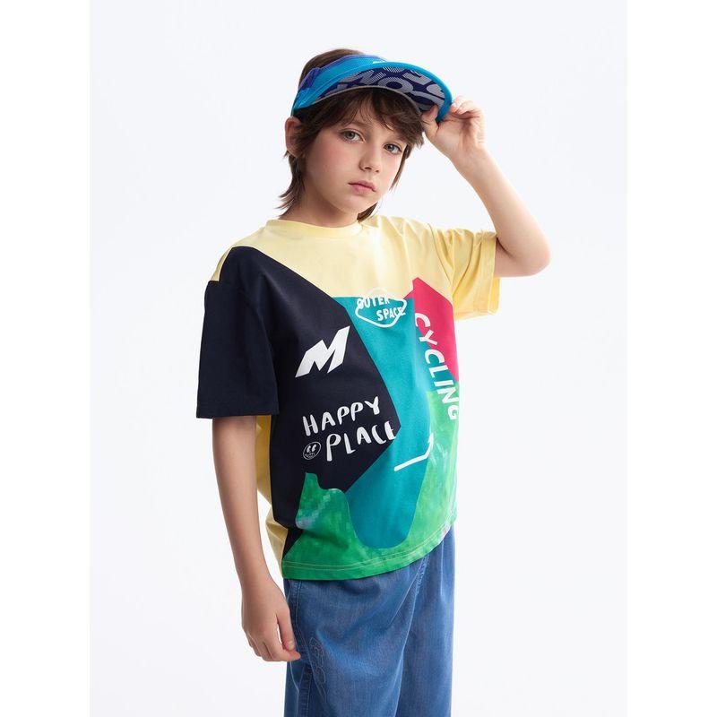 [Moisture-Wicking] Mqd Children's Clothing Boys' Short-Sleeved T-Shirt Summer New Round-Neck Color Children's Top Base Shirt