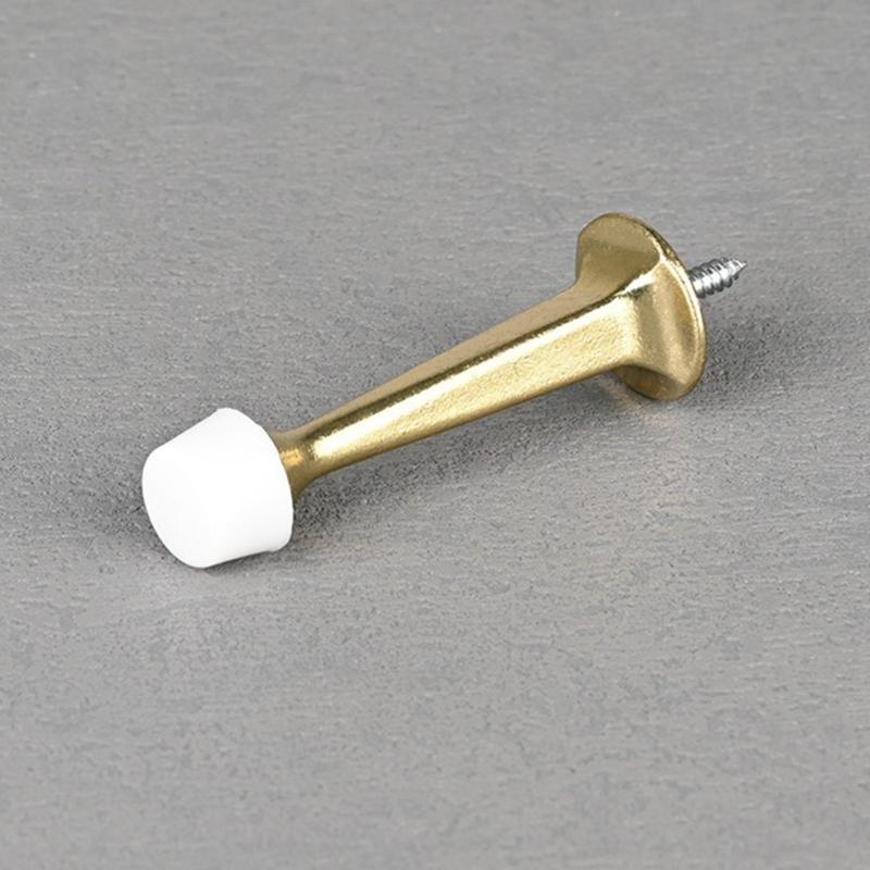 Zinc Alloy Door Stoppers Wall Mounted Door Stop Protectors Wall Protectors Door Hardware for Indoor Outdoor Enduring