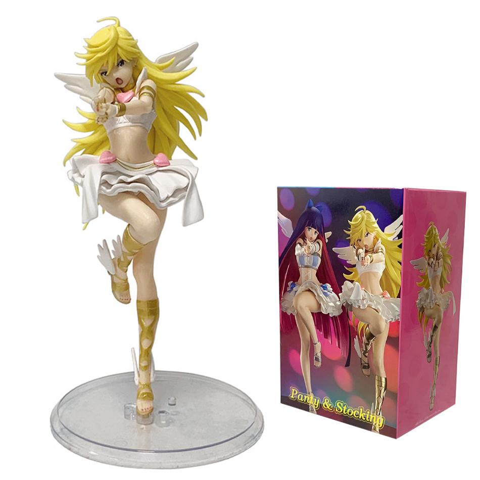 20cm Panty Kous met Jarretel Anime Figuur Panty Kous PVC Anime Actiefiguren Model Anime Cartoon Model Speelgoed Cadeau