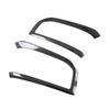 Front Headlight Eyebrow Trim Strips for 20-22 Kia Mohave - Bright Trim Frames