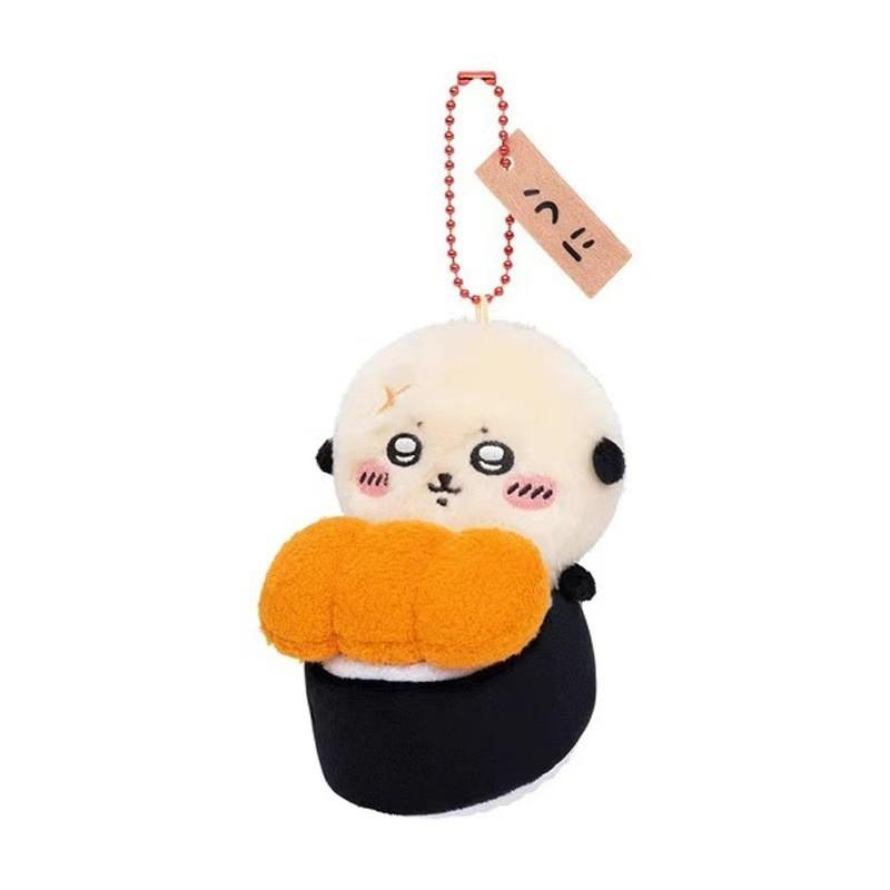 Japanese Delightful Plush Bear Sushi Keychain Ultrasoft Material Ideal Gifts For