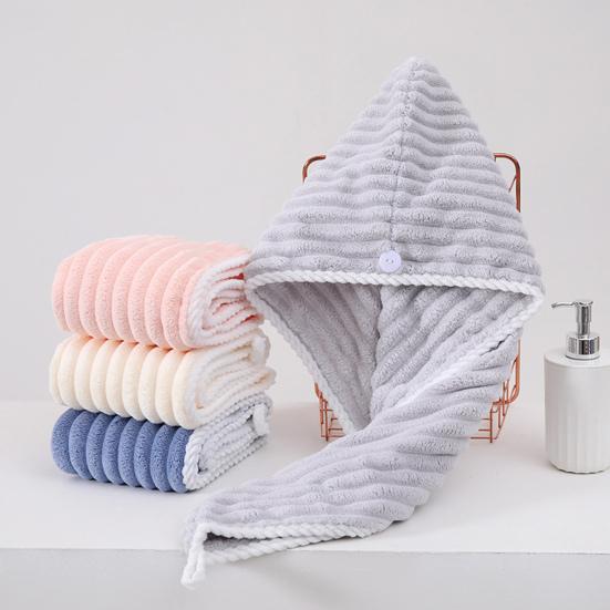 Absorbent Bath Towel Large Coral Velvet Bath Wrap Towel Hair