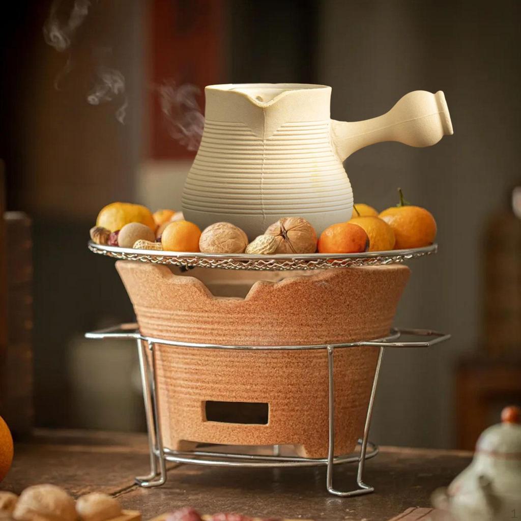 Ceramic Teapot with Tea Maker Kettle for Hotel Household Hiking Lovers Gift Restaurant