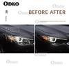 2Pcs Car Headlight Protective Film Front Light Transparent Smoked Black TPU Sticker For Mazda 3 BP    Accessories