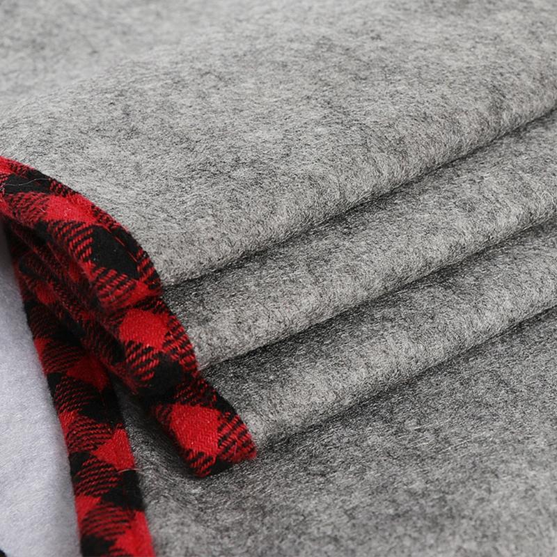 Black Red Check Christmas Tree Skirt for Merry Xmas Holiday Party Supplies Slim Tree Mat Wedding Decoration Ornaments