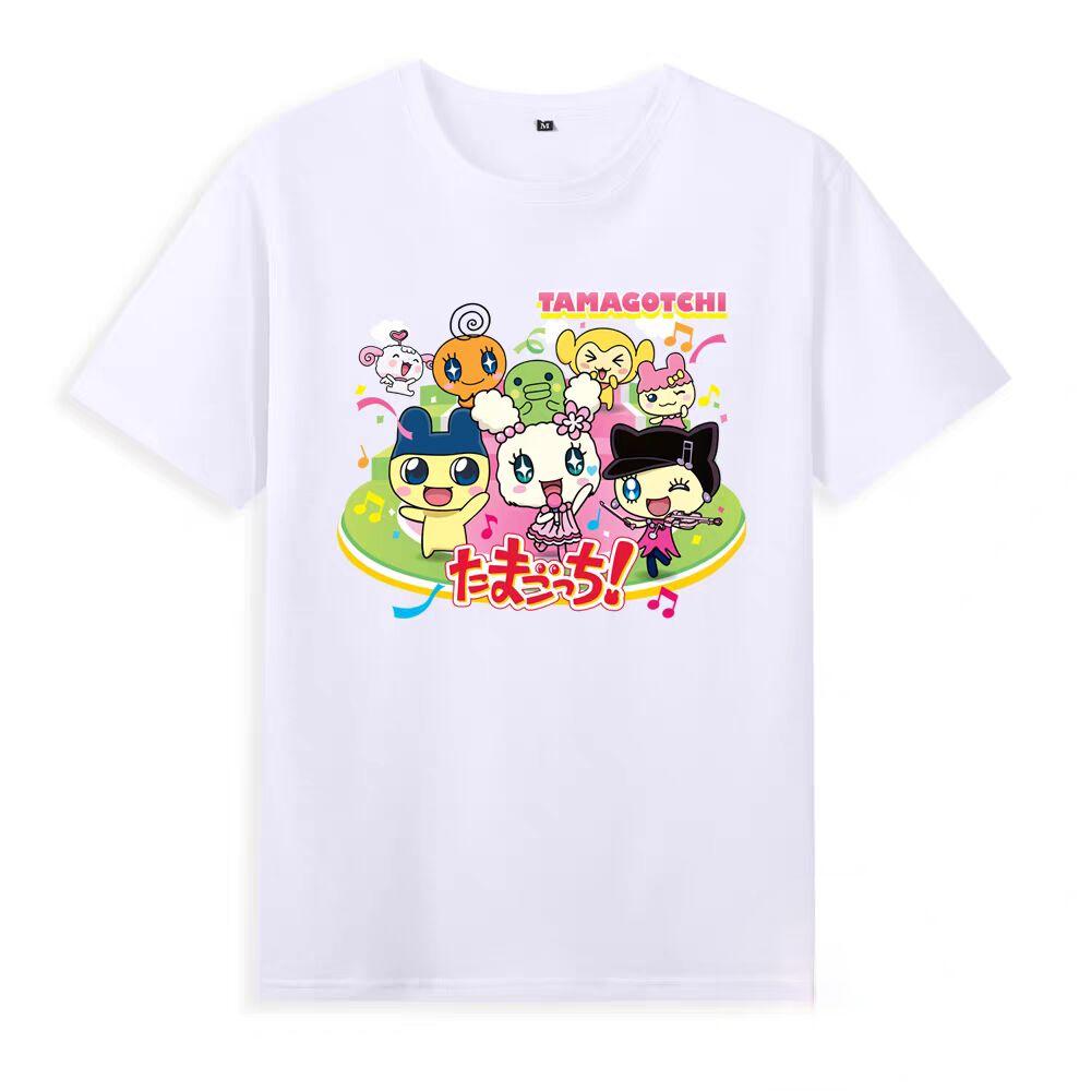 Japonské tričko Tamagotchi Dámské tričko Topy Vzor Dámské Kawaii Kreslené Harajuku Kawaii Tričko Dámské Y2K Oblečení