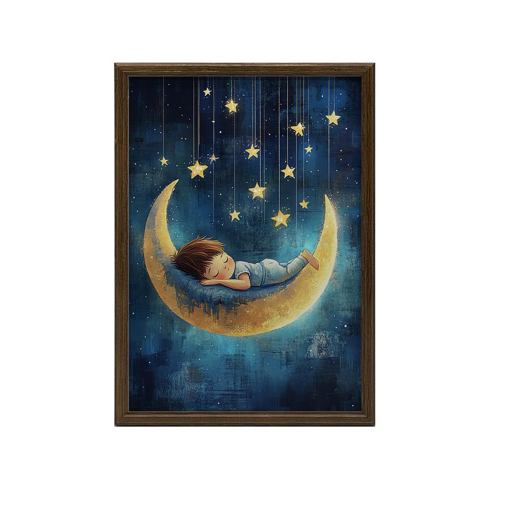 Poster Dream On The Moon Poster Dream On The Moon, 50X70 Cm, Frameless, Matte Paper 230 Gsm
