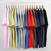Multi Shade Solid Blank Cotton Tshirt Unisex Unisex Unisex Crew Neck Short Sleeve Casual Plain Diy Sublimation Wear Tops
