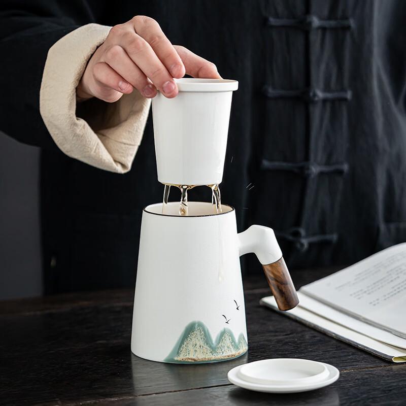 Ceramic Tea Cup & Caddy Gift Set