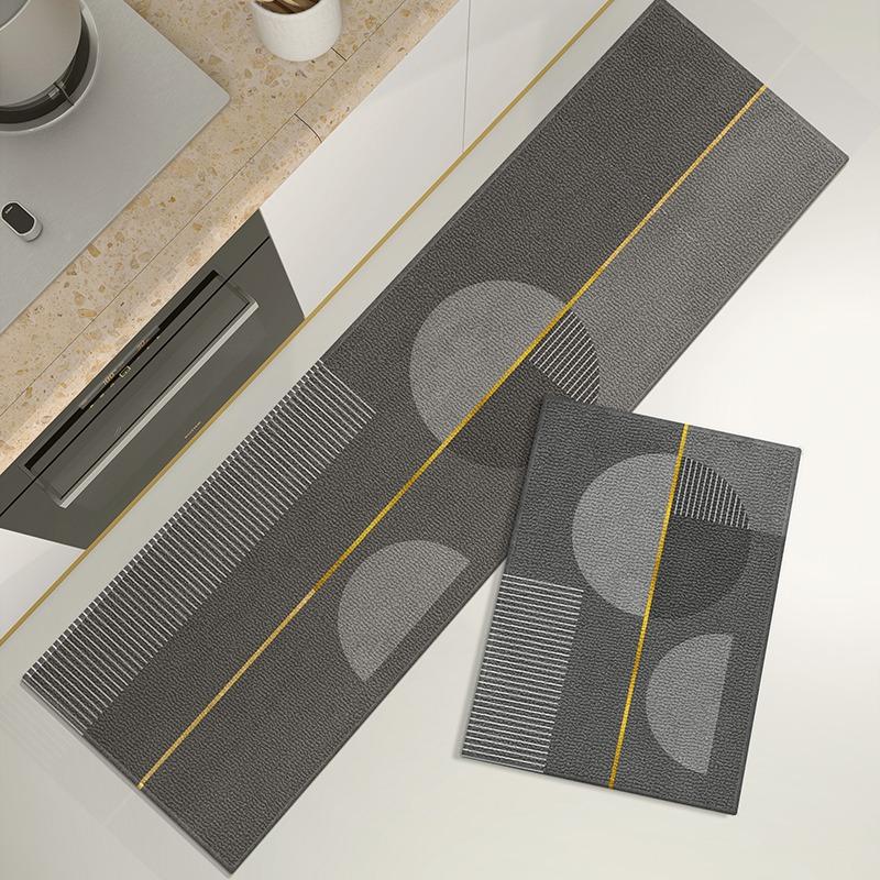 

Ковер для кухни Напольный коврик Длинные коврики для ног Серые ковры Ковровая дорожка Винтажный ковер для домашнего декора Ковры для коридора Противозагрязняющий 1pc 50x80cm
