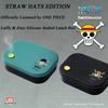 1 peça Oficialmente Licenciada ONE PIECE Luffy & Zoro Caixa de Almoço de Silicone | Grau Alimentício, 4 Compartimentos, à Prova de Vazamentos