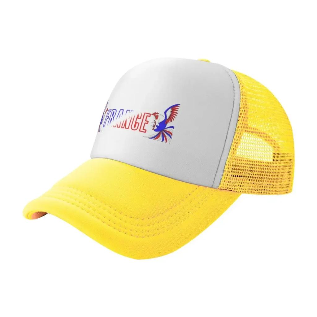 French Letters Rooster Hiking Mesh Baseball Caps For Womens High-end Male Beach Dad Hat Snapback Cap