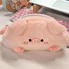 Desktop Storage Plush Pencil Bag Large Capacity Pig Pencil Case Stationery Bag  Cosmetic Box
