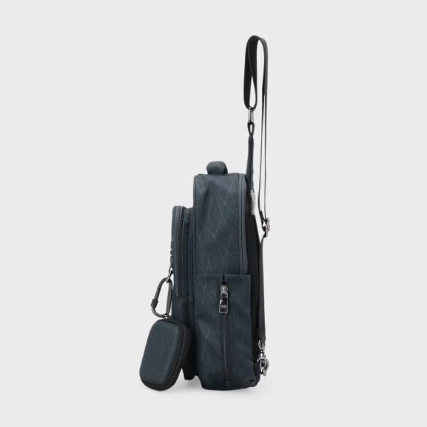 Takeo Kikuchi Shadow Line Body Bag, Navy (094) 00 (FREE)