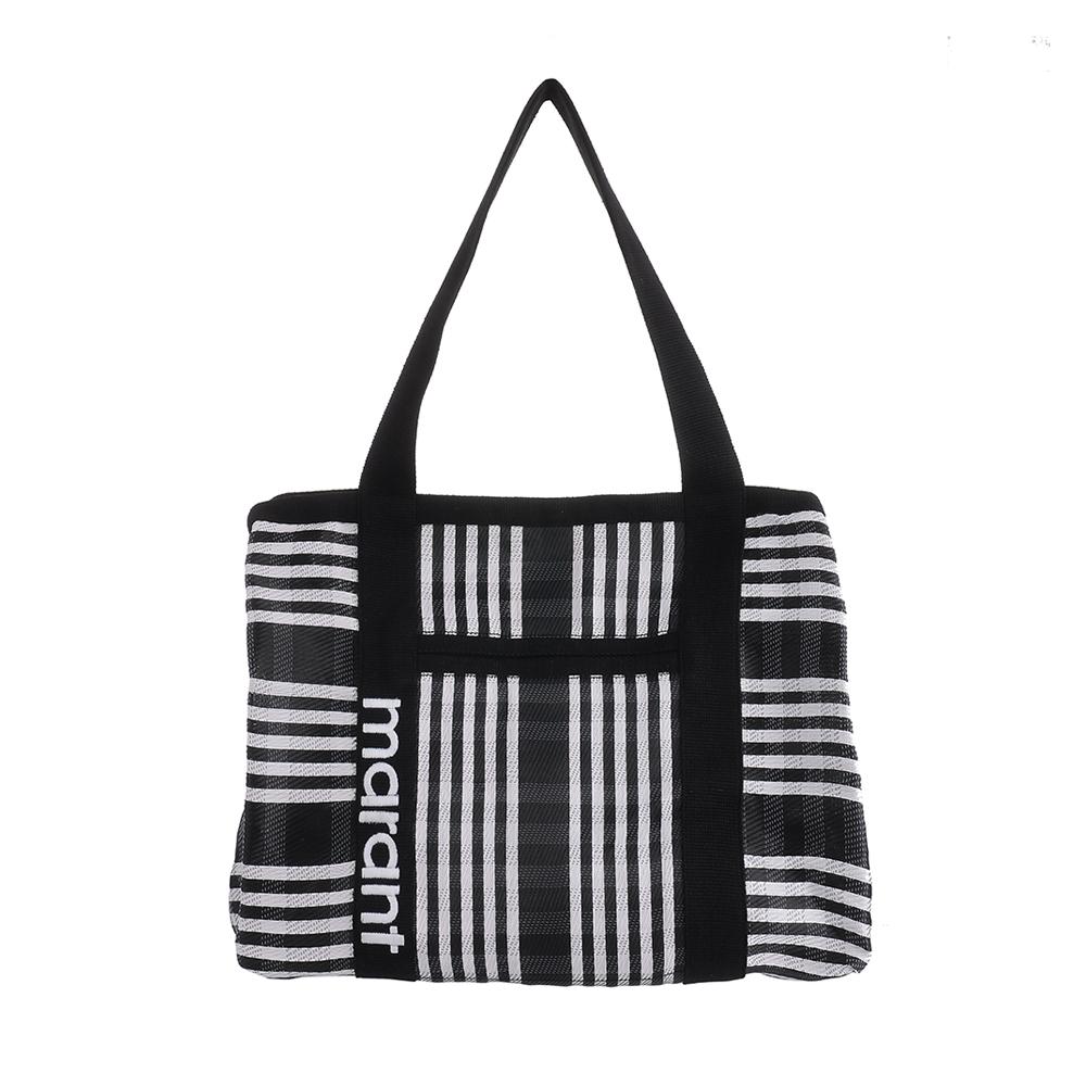 

Isabel Marant Darwen Logo Stripe Tote Bag Pp0021fa A1x17m Bkwh PP0021FA A1X17M BKWH