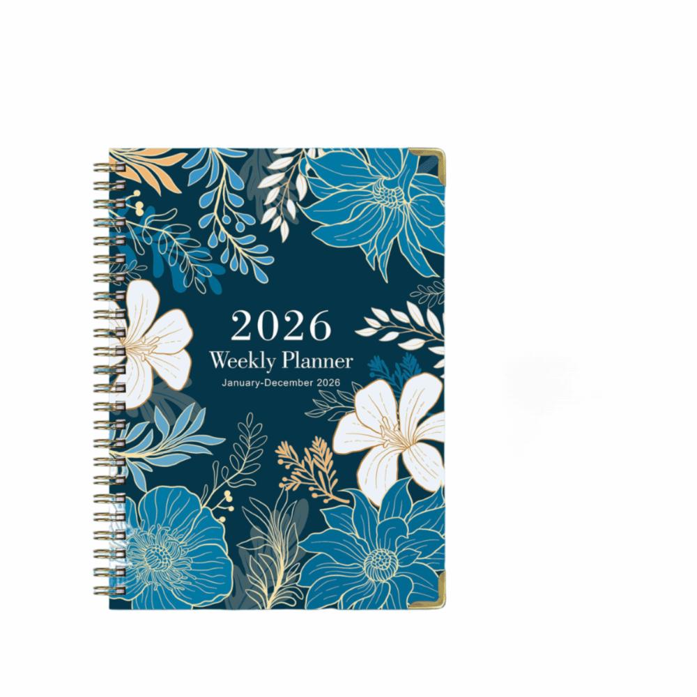 Notizbuch A5 mit Spiralbindung 2026 Tagebuch-Notizbuch 2026 Ausgabe Notizbuch Schulbedarf