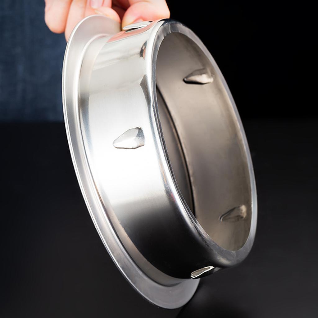 Edelstahl Kaminrohr Abdeckung 180mm Geruchskontrolle Entlüftungskappen Kaminrohr Dichtung Einfache Installation für Zuhause