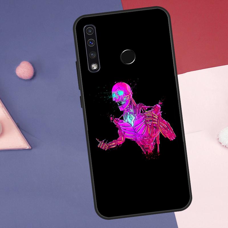 Skull Trippy Octopus Case For Huawei Nova Y72 Y73 Y70 Y90 Y60 Y61 Y91 12s 12i 11i 8i 9 10 SE P30 P40 Lite P60 Pro