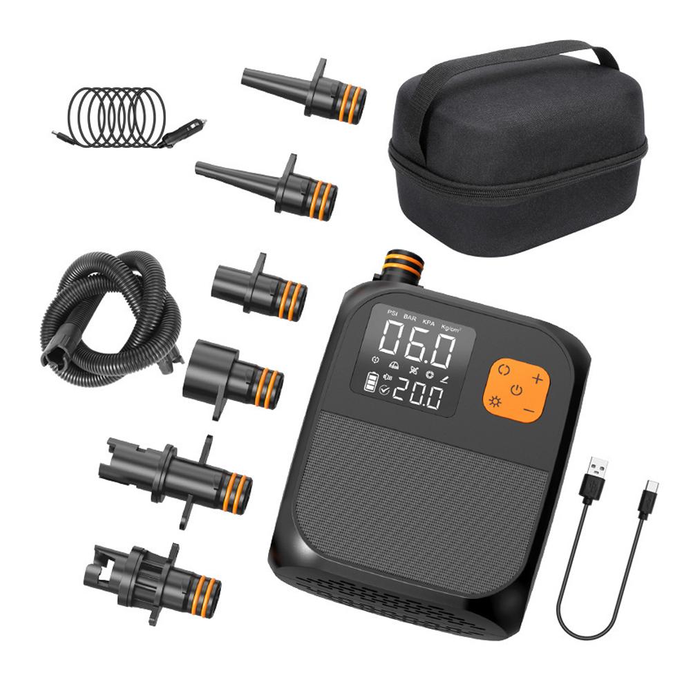 Paddle Board Pump, Portable Electric     Pump with 25 PSI, Quick Inflation for Inflatable Boat, Paddle Board and   Mattress