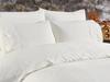 Hanzade Duvet Cover Set 6pcs, Duvet Cover 200x220, Bedsheet 240x260 Cotton Fabric, Full Size, Double Size Cream