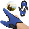 2Pcs Fishing Gloves 2 Finger Protector Nonslip Breathable Outdoor Fishing Gear Supplies