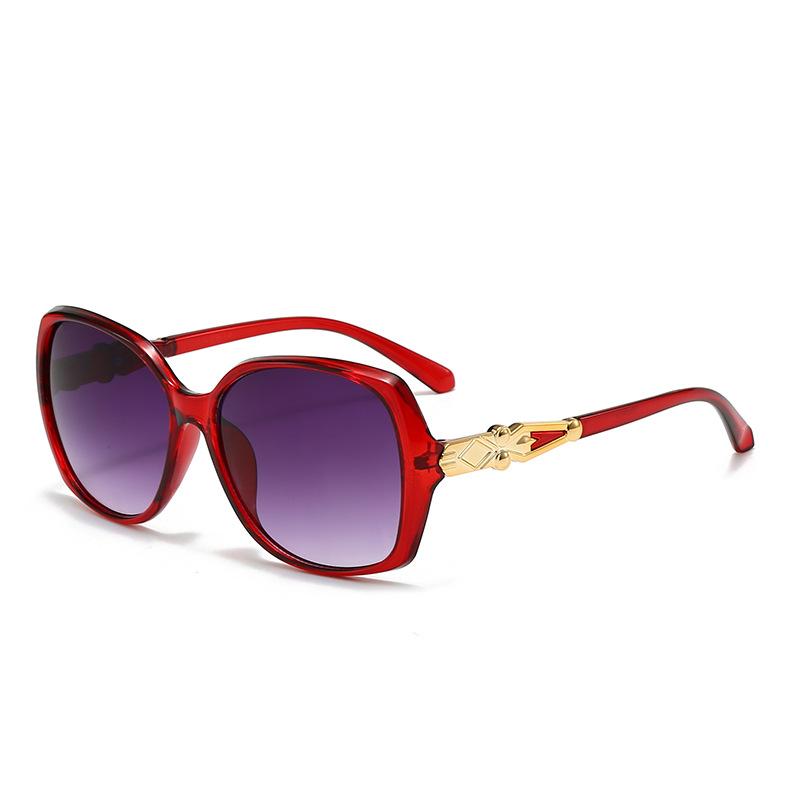 Women'S Sunglasses Classic Sunglasses Model Large Frame Skinny Face Shading Uv Protection