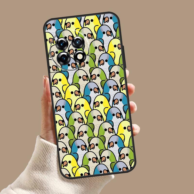 

Parrot Birds Cockatiel Case For OnePlus Nord 5 CE 4 3 Lite N20 N30 OnePlus 15 13 12 11 8 9 10 Pro 12R 13T 13R Cover OnePlus Nord CE2Lite